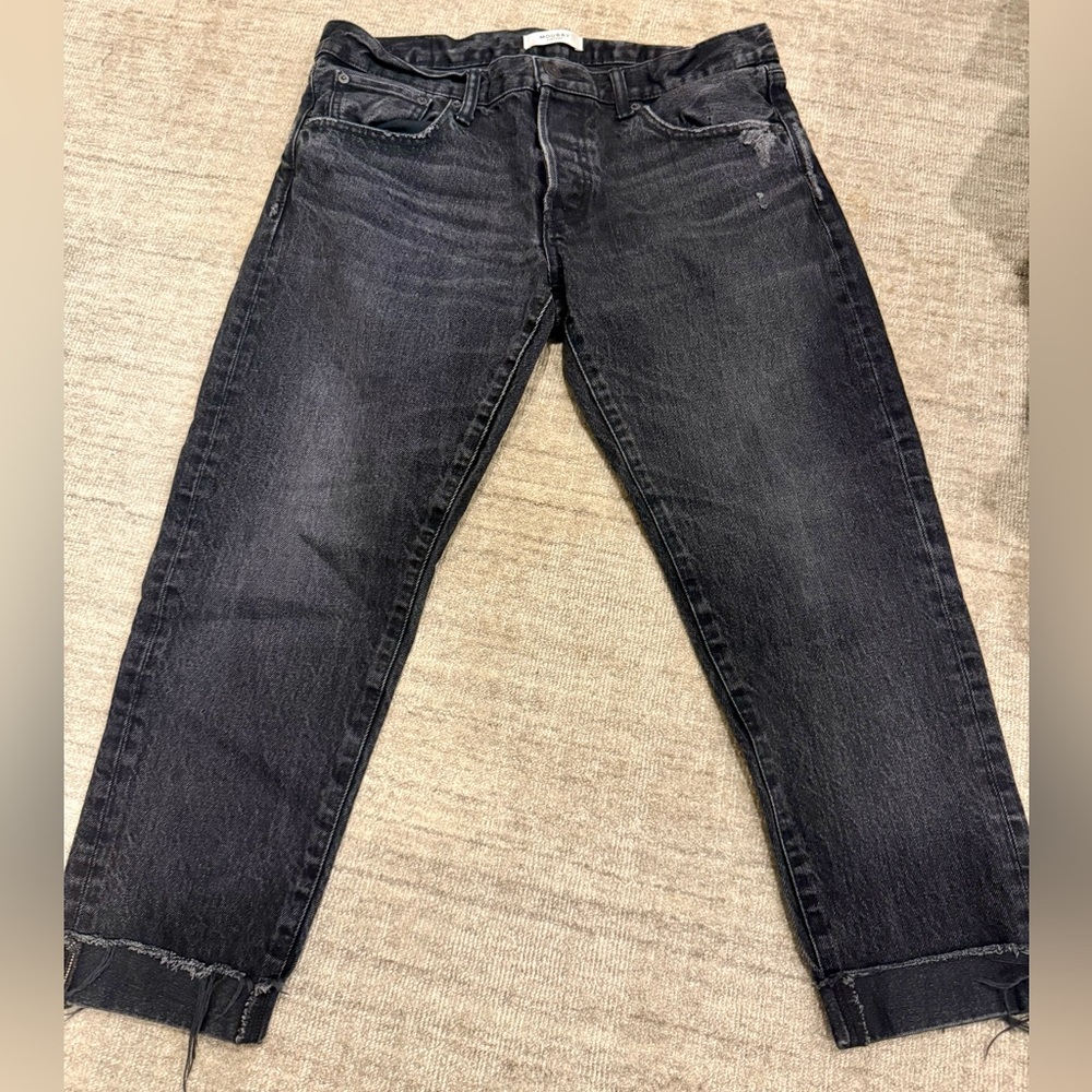 Moussy Vintage Low Waist button fly boyfriend Jean.